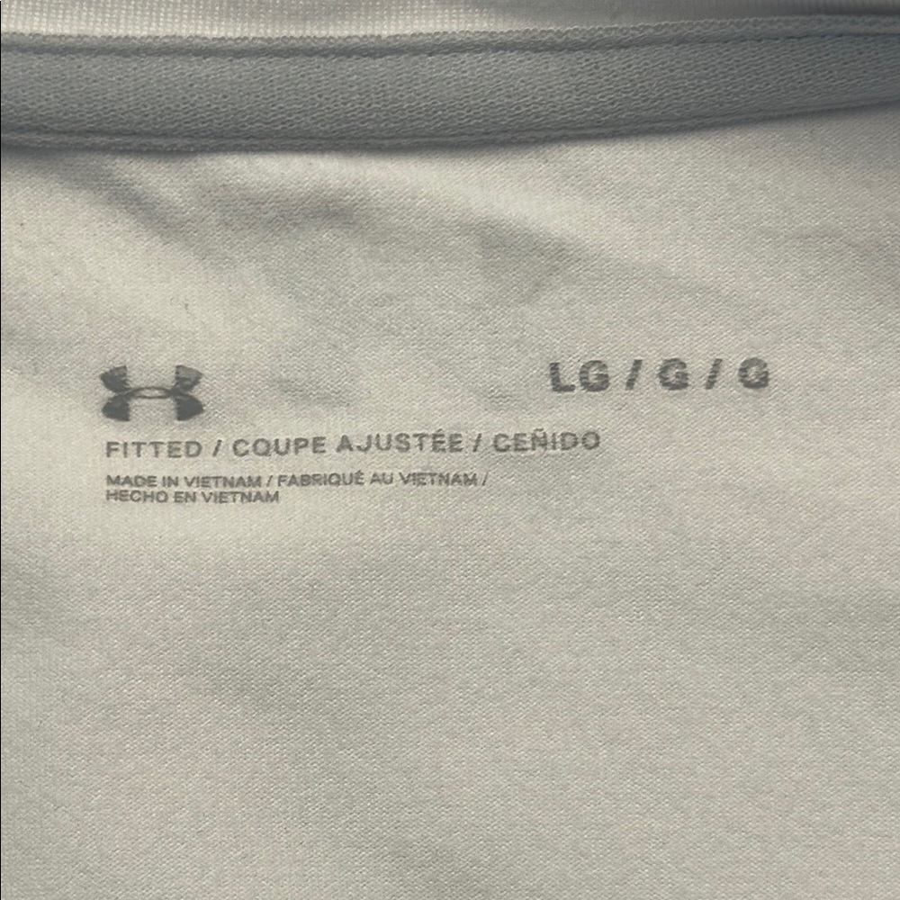 Under Armour White Relaxed Polo Sweatshirt - Picture 2 of 3